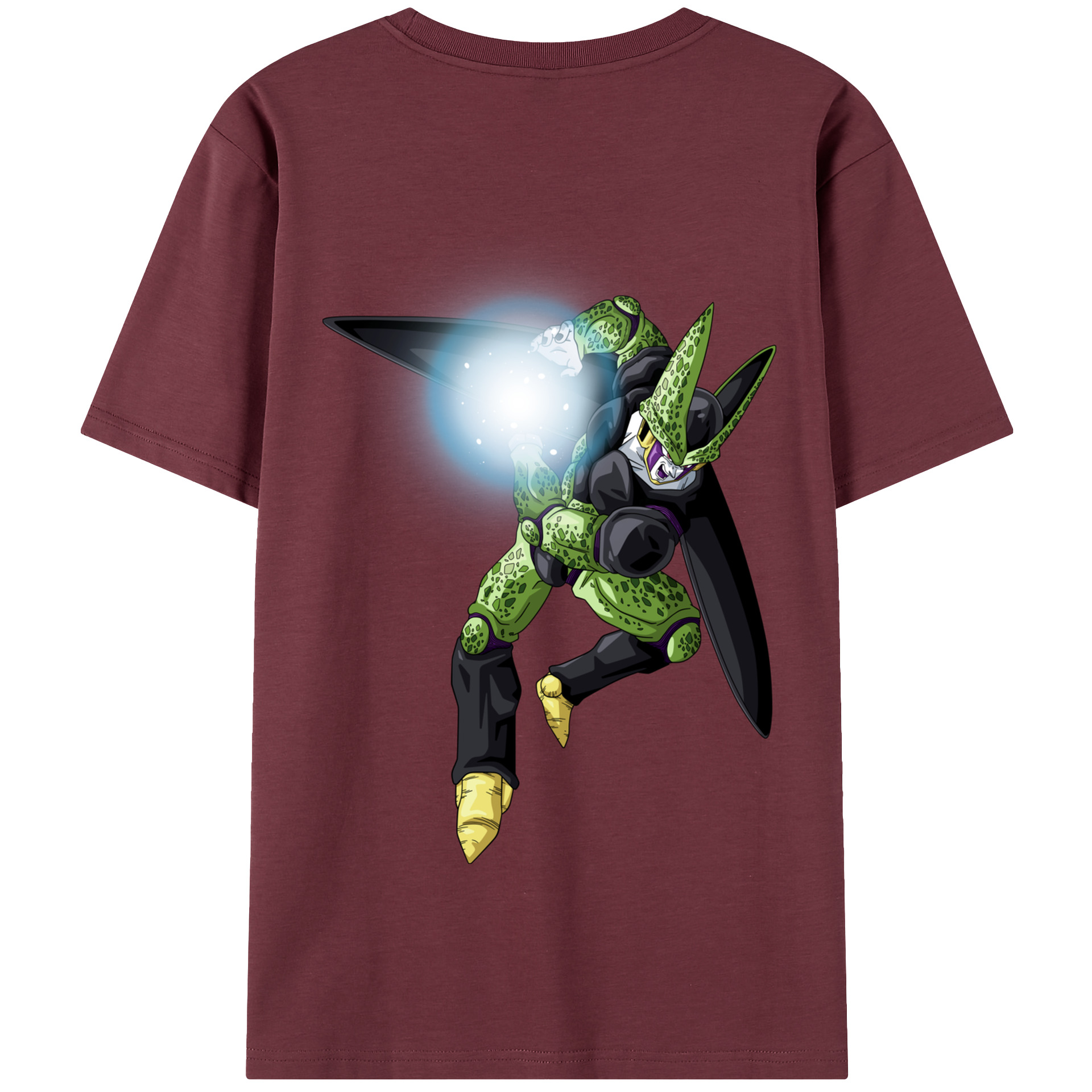 （画像用） ドラゴンボール セル DRAGON BALL Cell 綿100％半袖Tシャツ（背面プリント）